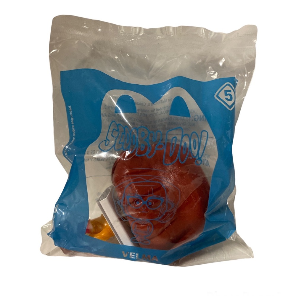 McDonald’s Happy Meal Toy Scooby Doo Velma Bobble Head Toy #5 Plastic Doll New